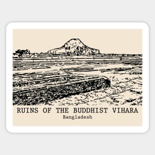 Ruins of the Buddhist Vihara - Bangladesh Sticker